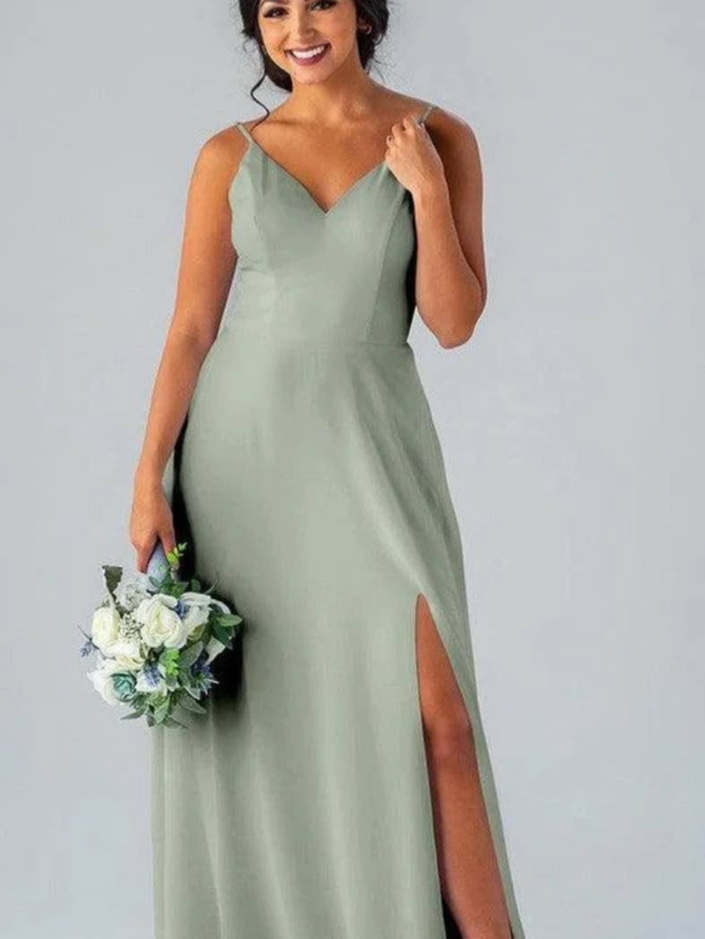 Elegant Sage Green Dress